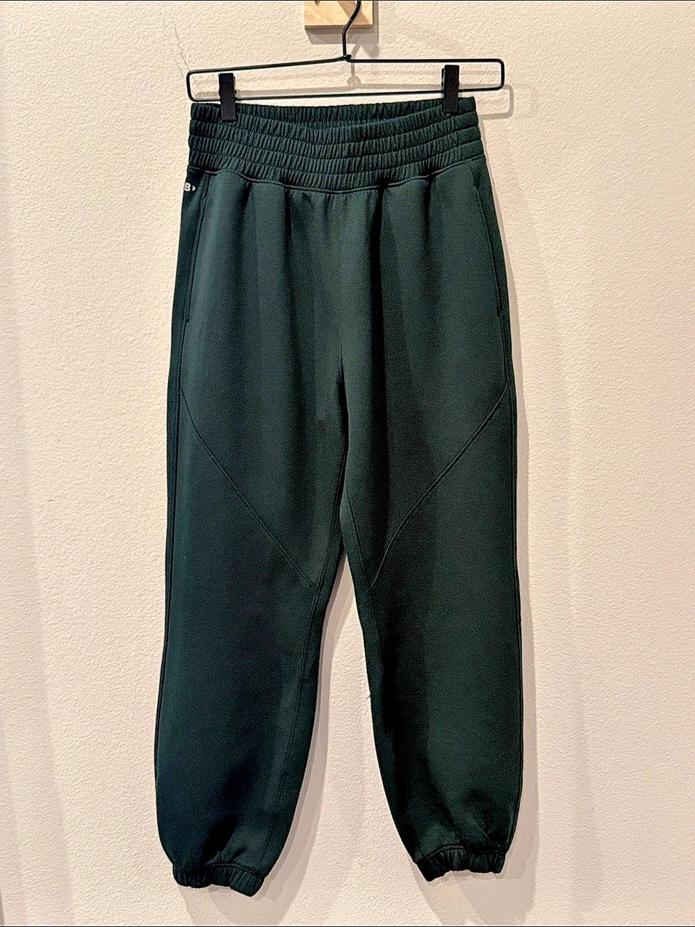 YPB NeoKnit Teal Green Super Soft Jogger Pants Size Small Short Abercrombie